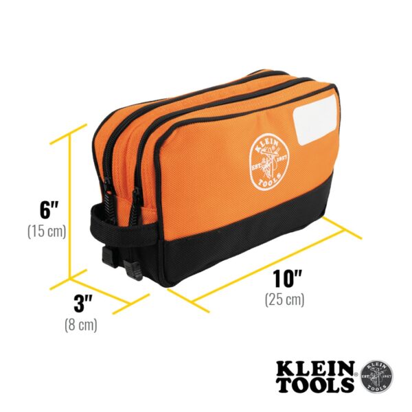 Klein 55582 10 x 6 Double Zipper Bag (1) Klein 55582 10" x 6" Double Zipper Bag