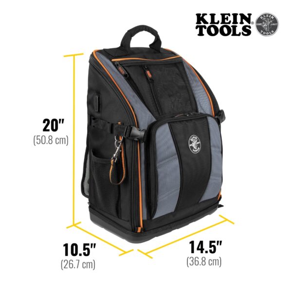 Klein 62482 TRADESMAN PRO 27-Pocket Tool Station Backpack Tool Bag (3) Klein 62482 TRADESMAN PRO 27-Pocket Tool Station Backpack Tool Bag