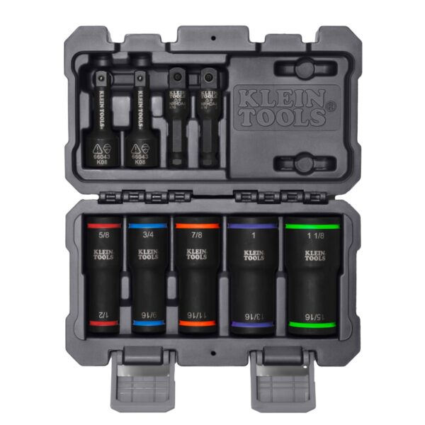 Klein 66055 2-in-1 Impact Flip Socket Set 5-Piece Klein 66055 2-in-1 Impact Flip Socket Set 5-Piece