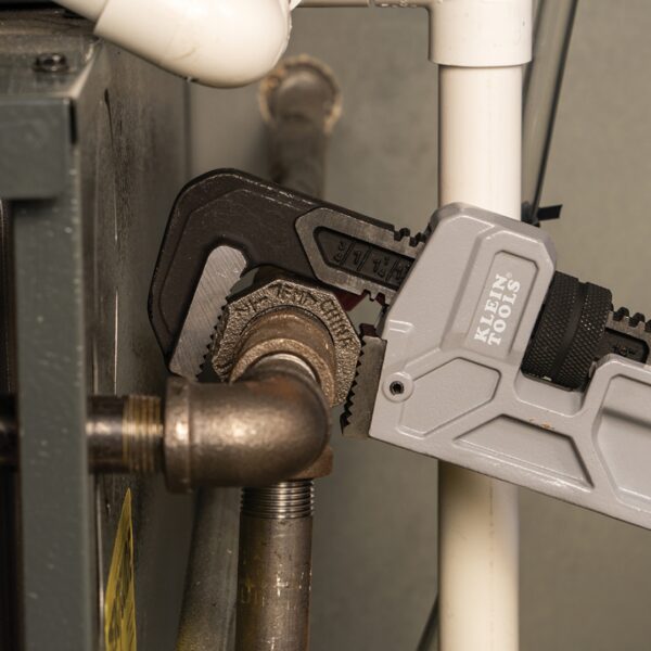 Klein 68224 14" Adjustable Cast Aluminum Pipe Wrench