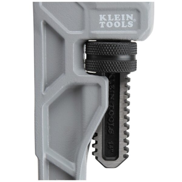 Klein 68224 14" Adjustable Cast Aluminum Pipe Wrench