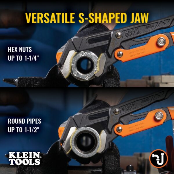 Klein 68230 13" Quick-Adjust S-Jaw Pipe Wrench