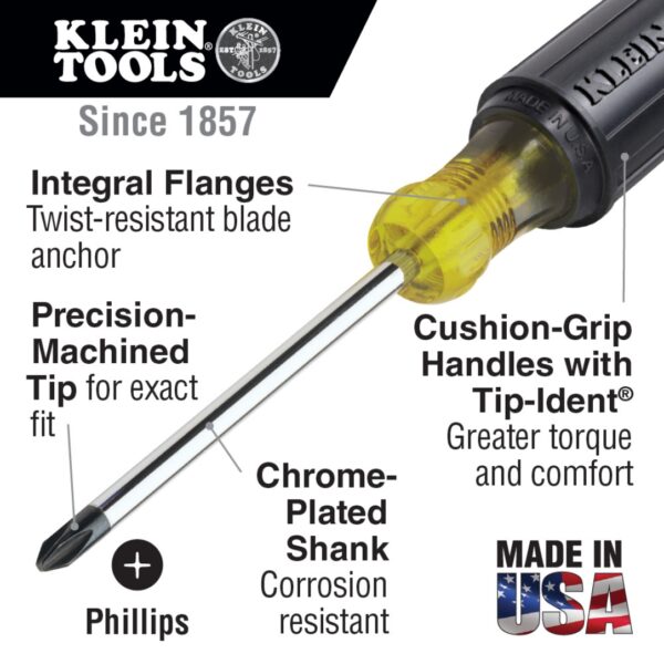 Klein 85808 All-Purpose Screwdriver Set 8-Piece