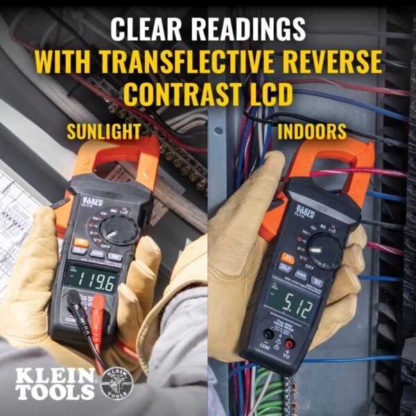 Klein CL710 600A AC/DC Auto-Ranging Digital Pro Clamp Meter