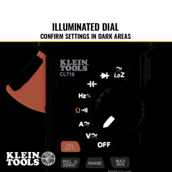 Klein CL710 600A AC/DC Auto-Ranging Digital Pro Clamp Meter