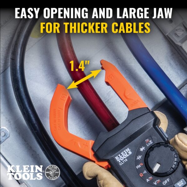 Klein CL710 600A AC/DC Auto-Ranging Digital Pro Clamp Meter