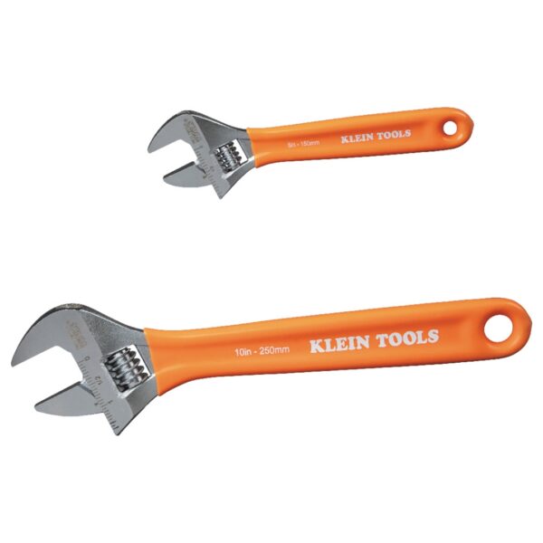 Klein D5072 Extra-Capacity Adjustable Wrench Set 2-Piece