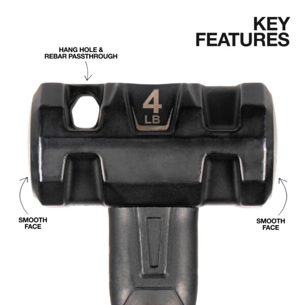 Klein H80694 4lb Fiberglass Handle Engineering Hammer