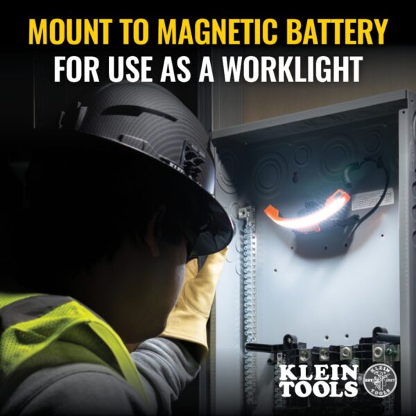 Klein KHH56308 Wide-Beam Headlamp with Mount for Hard Hat