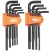 Klein LS22 L-Style SAE and Metric Long Hex Key Set 22-Piece
