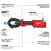 Milwaukee 2876-20 M18 FORCE LOGIC 11T Dieless Latched Linear Utility Crimper - Tool Only