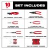 Milwaukee 48-22-0159 Pliers and Pick Set with Tray for PACKOUT Drawers 11-Piece