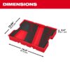 Milwaukee 48-22-0155 SAE Combination Wrench Set Tray for PACKOUT Drawers 15-Piece