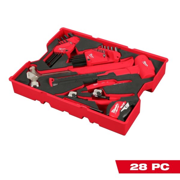 Milwaukee 48-22-9493 Hand Tool Set with PACKOUT 4-Drawer Tool Box 64-Piece