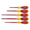 Wiha 32059 SOFTFINISH Insulated Slotted, Phillips, Square Screwdriver Set