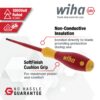 Wiha 32059 SOFTFINISH Insulated Slotted, Phillips, Square Screwdriver Set (1) Wiha 32059 SOFTFINISH Insulated Slotted, Phillips, Square Screwdriver Set