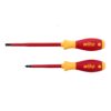 Wiha 33580 SOFTFINISH Insulated Slotted and Phillips Screwdriver Set Wiha 33580 SOFTFINISH Insulated Slotted and Phillips Screwdriver Set