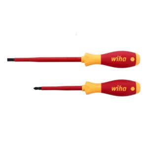 Wiha 33580 SOFTFINISH Insulated Slotted and Phillips Screwdriver Set