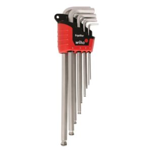 Wiha 66990 MAGICRING Metric Ball End Long Arm Hex L-Key Set 13-Piece