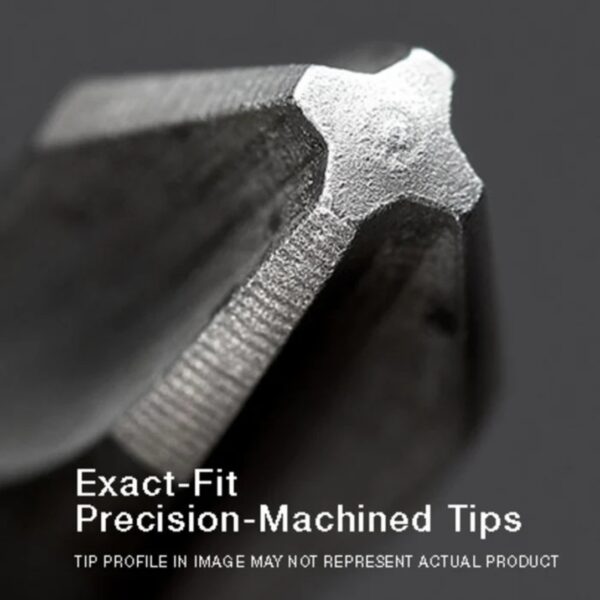 Wiha 70269 TERMINATORBLUE Phillips #2 x 2" Impact Driver Bits 5-Pack