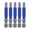 Wiha 70277 TERMINATORBLUE Torx T25 x 2" Impact Driver Bits 5-Pack