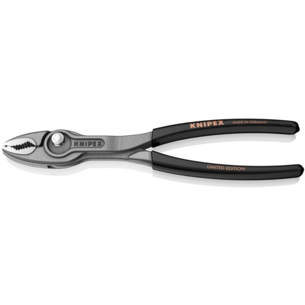 Knipex 0301200 Combination Pliers - 8 Inch, Black Atramentized, Plastic Coated Grips