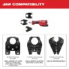 Milwaukee 2679-750AL M18 FORCE LOGIC 600 MCM Crimper Kit with 750 MCM Expanded Jaw and Dies