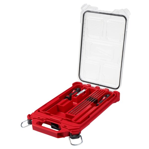 Milwaukee 49-16-2880 Saw Chain Sharpening Set with PACKOUT Low-Profile Compact Organizer 9-Piece