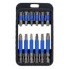 Wiha 70288 TERMINATORBLUE PH/SQ/TX Impact Driver Bit Set 12-Piece