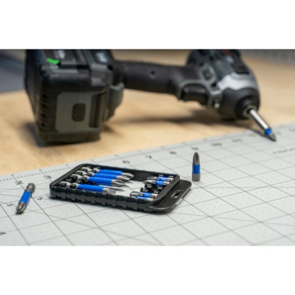 Wiha 70288 TERMINATORBLUE PH/SQ/TX Impact Driver Bit Set 12-Piece