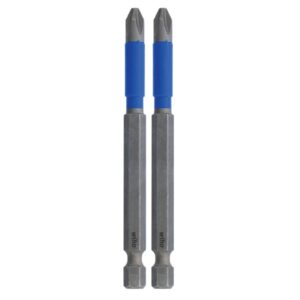 Wiha 70302 TERMINATORBLUE Phillips PH2 x 3-1/2" Impact Driver Bits 2-Pack