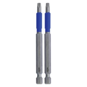 Wiha 70319 TERMINATORBLUE Torx T20 x 3-1/2" Impact Driver Bits 2-Pack
