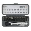 Wiha 74958 GOBOX Security Bit Set with Mini Ratchet 32-Piece