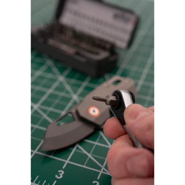 Wiha 74958 GOBOX Security Bit Set with Mini Ratchet 32-Piece