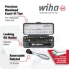 Wiha 74984 GOBOX Standard Bit Set with Mini Ratchet 32-Piece