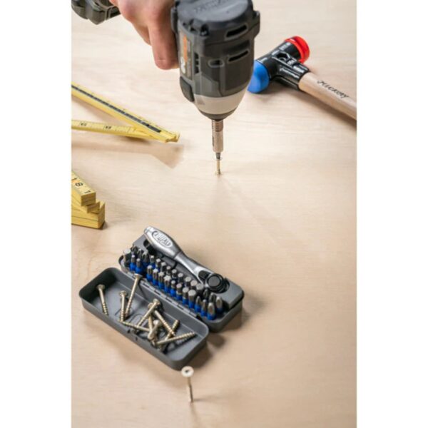 Wiha 76868 GOBOX TERMINATORBLUE Impact Bit Set 61-Piece