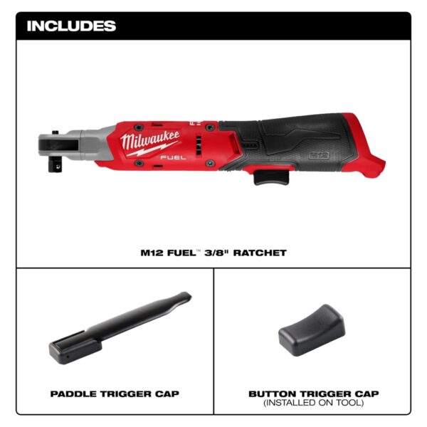 Milwaukee 3053-20 M12 FUEL 38 Ratchet - Tool Only (2)