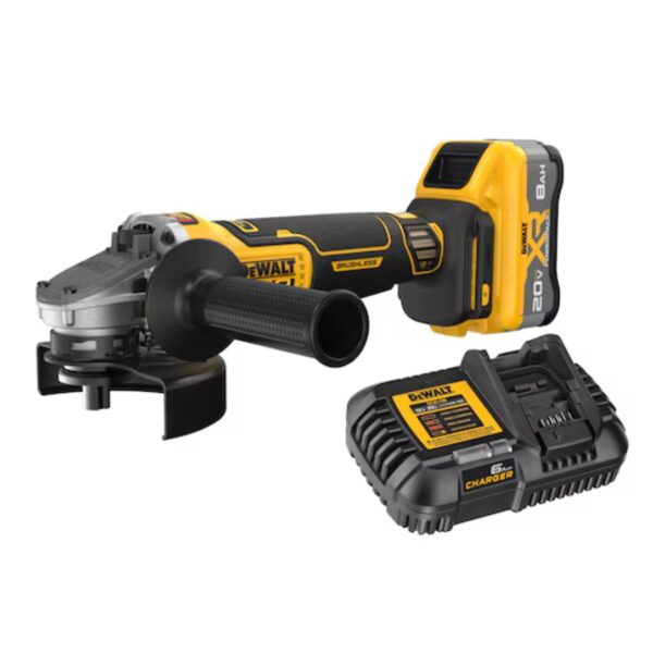 DeWalt DCG410WW1 20V MAX XR 4-12 - 5 Brushless Angle Grinder Kit DeWalt DCG410WW1 20V MAX XR 4-1/2" - 5" Brushless Angle Grinder Kit