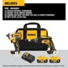 DeWalt DCK268P2 20V MAX XR Drywall Screwgun and Impact Driver Combo Kit