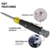 Klein 32611P 13-in-1 Multi-Bit Pocket Precision Screwdriver