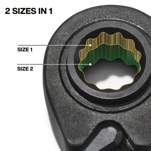 Klein 68214 4-in-1 Small Ratcheting Box Wrench