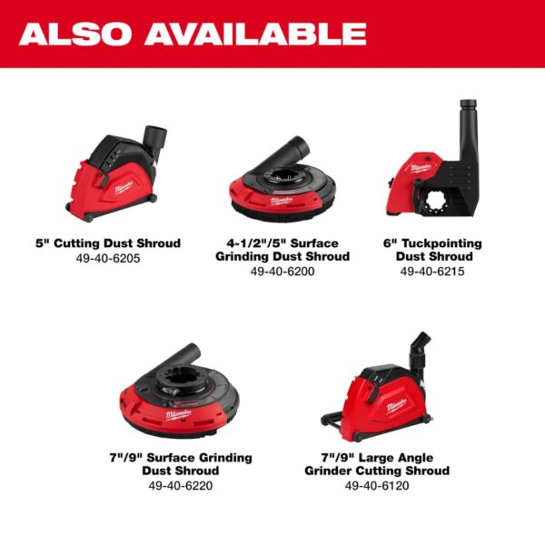 Milwaukee 49-40-6205 5" Cutting Dust Shroud
