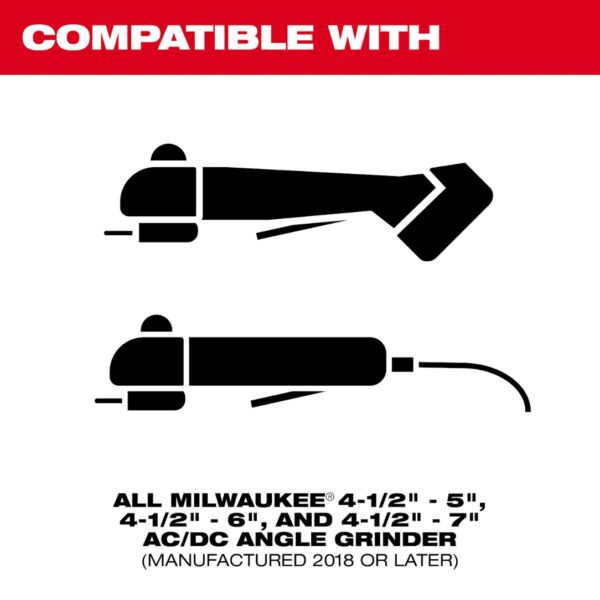 Milwaukee 49-40-6205 5" Cutting Dust Shroud