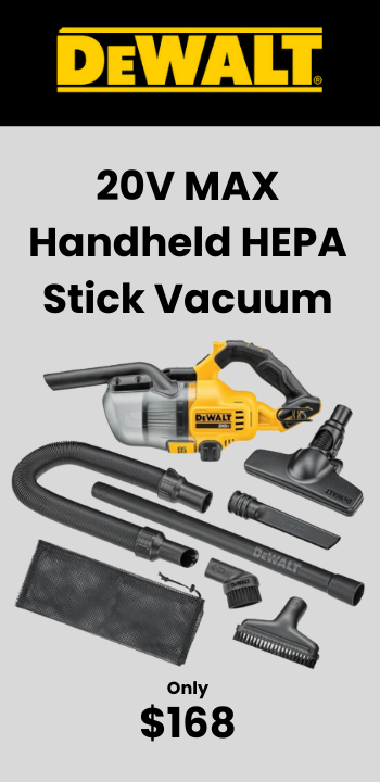Dewalt Stick Vacuum on Sale