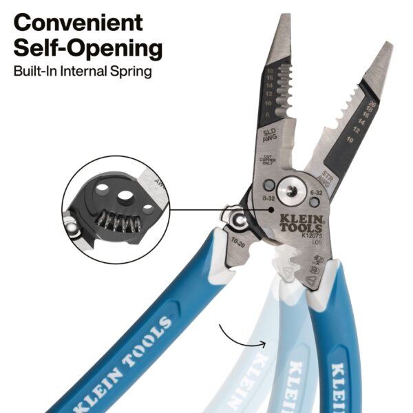 Klein K12075 Slim-Forged Wire Stripper / Cutter