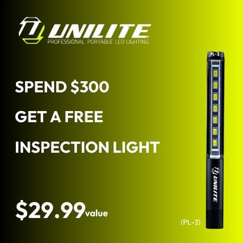 Unilite - Get a Free Light when you spend $300